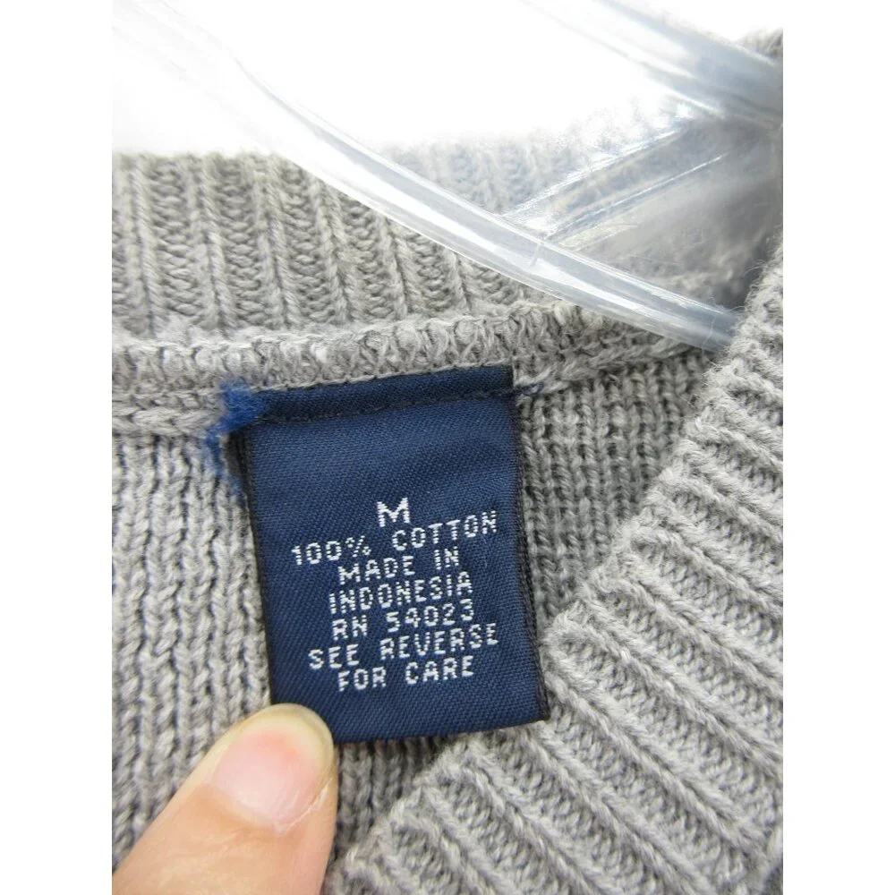VINTAGE Gap Sweater Medium Pullover Nordic Fair Isle Colorblock Y2K *